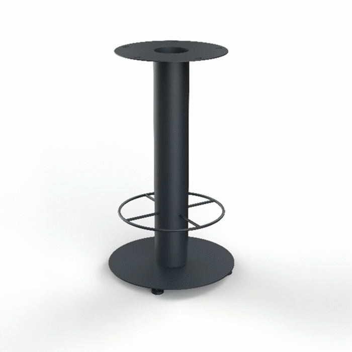 Horeca tafel met voetsteun 
rond