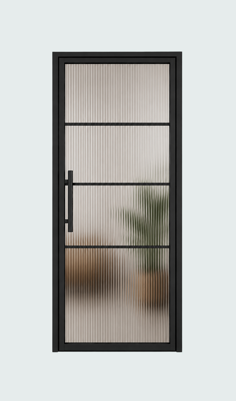 Stalen deur glas (3)