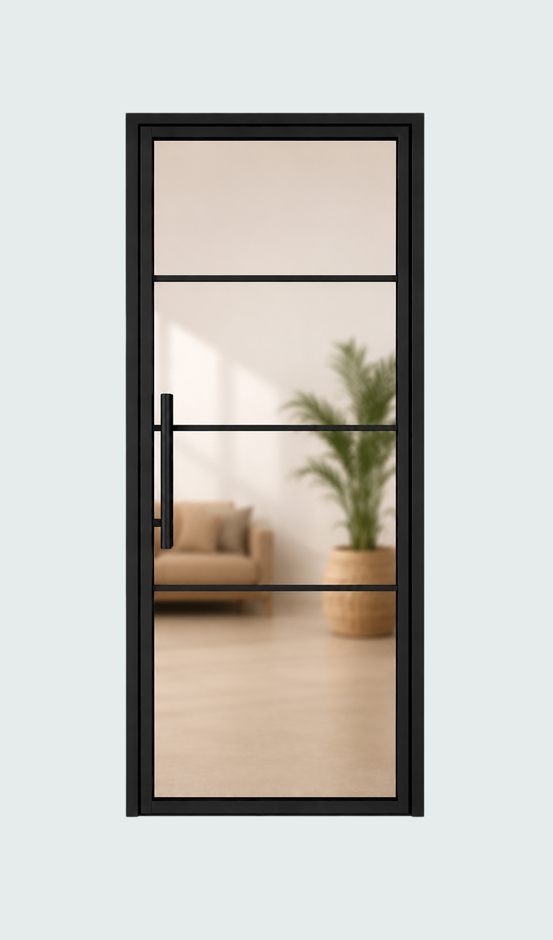 Stalen deur glas (4)